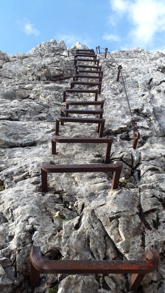 Ladder rungs kicks gradually