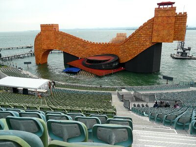 Lake stage lake constance bregenzer festspiele photo