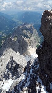 Ridge rock ridge zugspitze massif photo