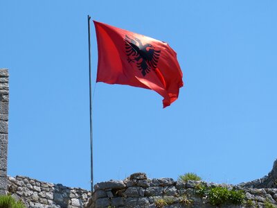Flag castle fortress