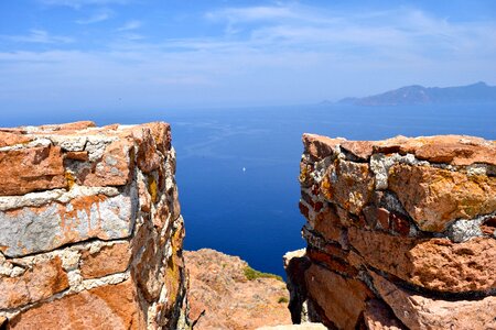 Sea distant enormous
