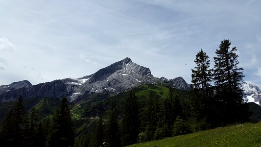 Mountain zugspitze massif garmisch