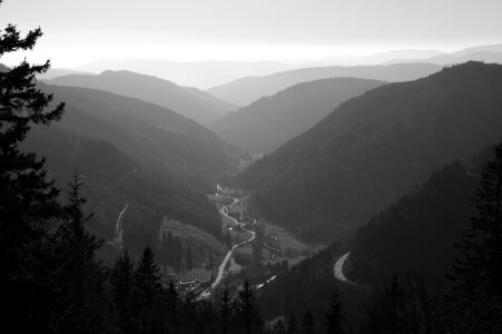 Mountains wide drive