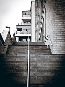 Gradually rise staircase