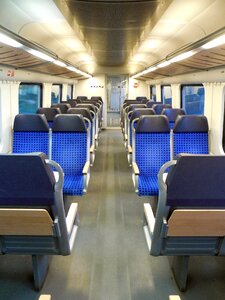 Travel rows of seats deutsche bahn photo