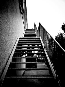 Stair step staircase iron metal photo