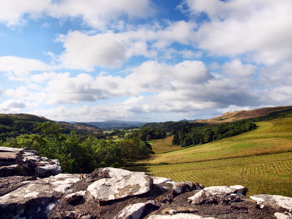 England highlands clouds