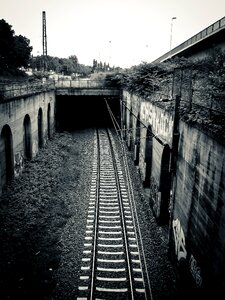 Track railway lapsed photo