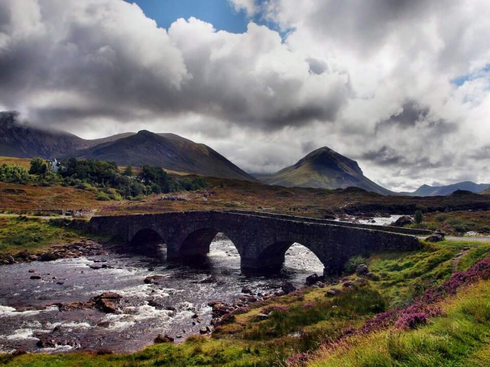 Bridge clouds mystical