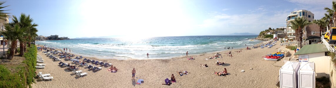 Beach aegean sea photo