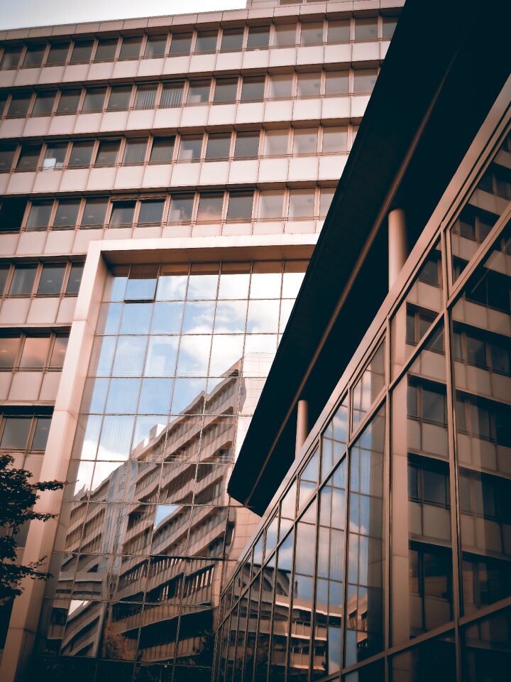 Facade skyscraper office building