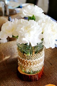 White decor bouquet photo