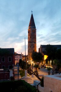 Piazza church campanile photo