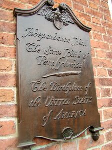 Us constitution plaque