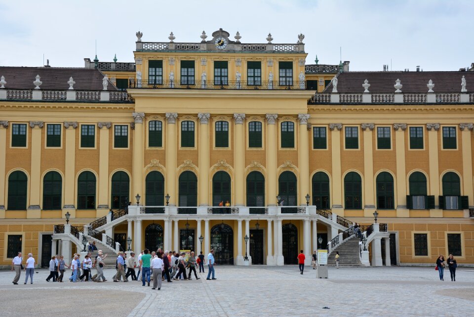 Palace background austria