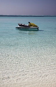 Maldives water jet ski