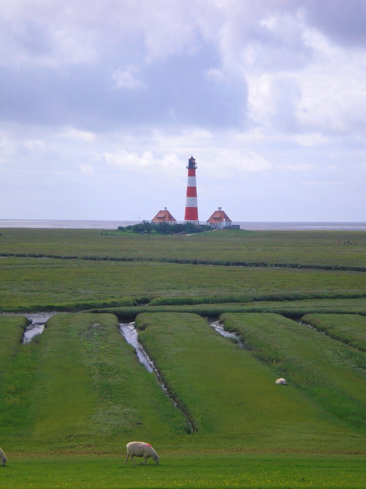Lighthouse north sea wadden sea