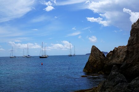 Spain turquoise balearic islands