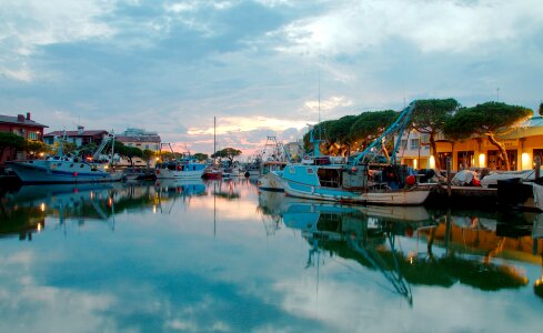 Porto boats sunset