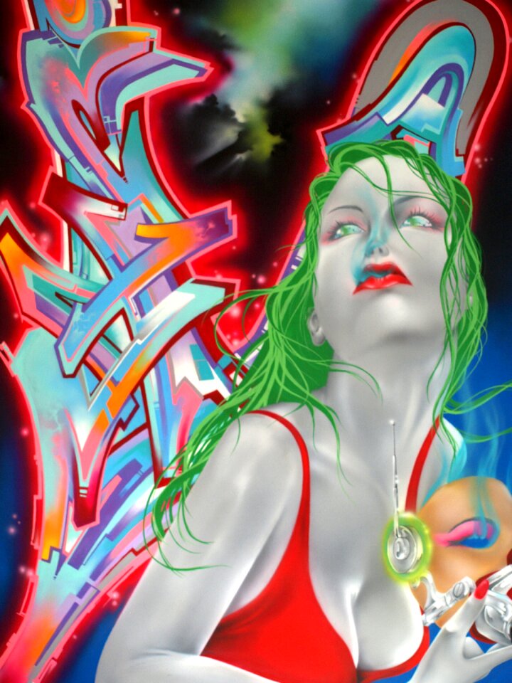 Funky underground artwork