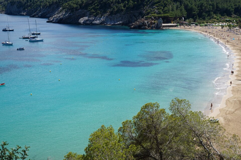 Spain turquoise balearic islands