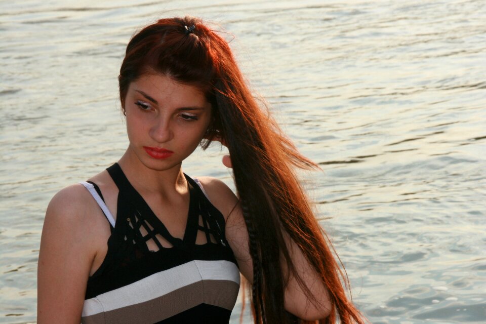 Portrait water beauty