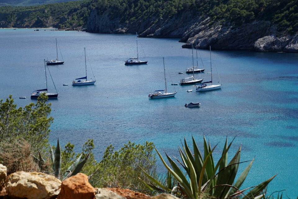 Spain turquoise balearic islands photo