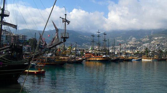 Pirate ship port ships photo