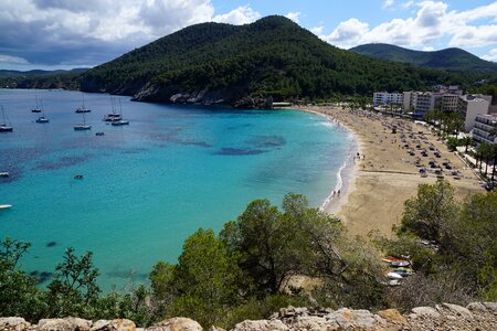 Spain turquoise balearic islands