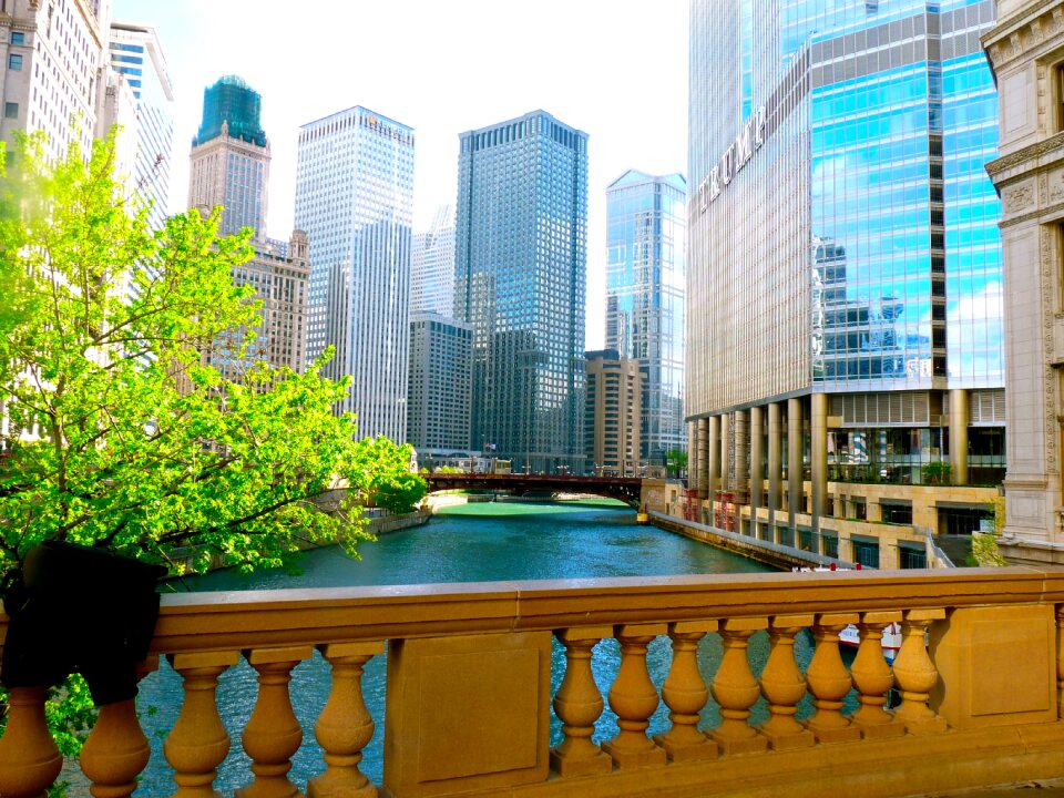 River cityscape