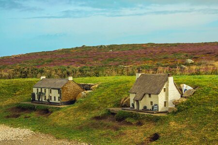 Land's end houses country photo