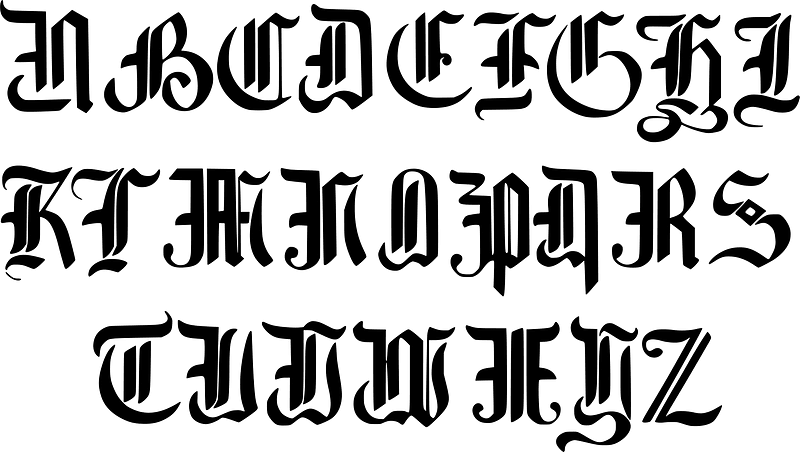 Gothic Letters
