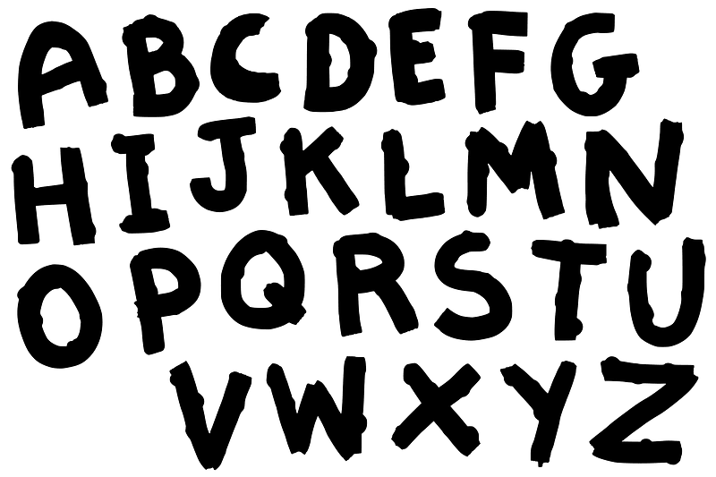 English alphabet