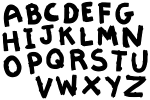 English alphabet