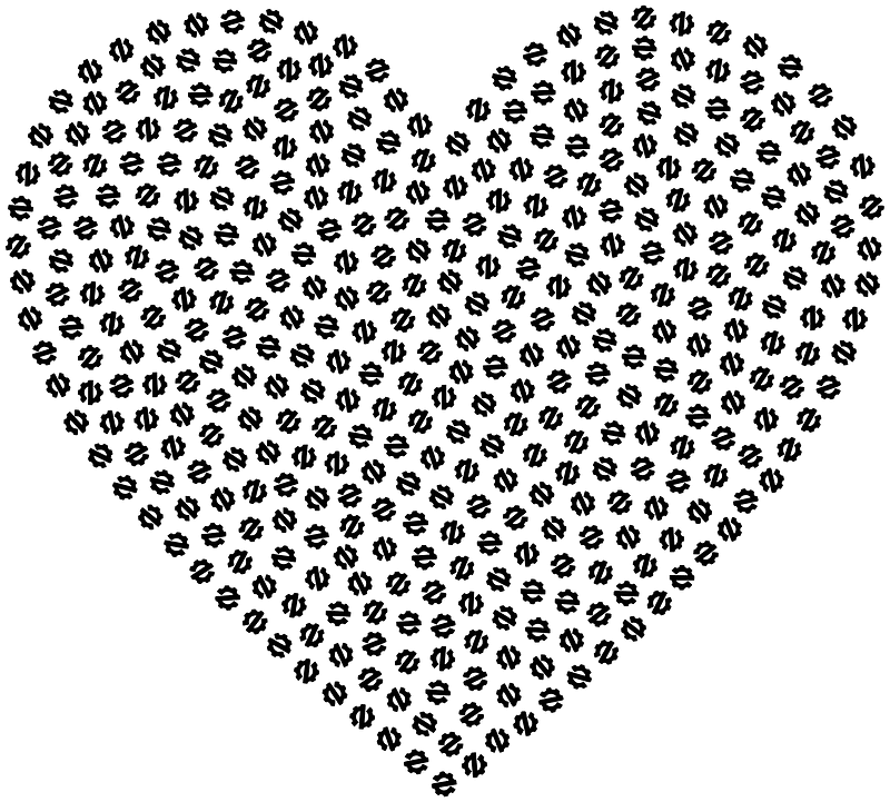Heart Zerowaste Chromatic No BG