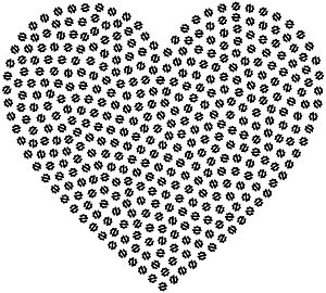 Heart Zerowaste Chromatic No BG