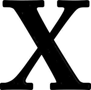 Letter X