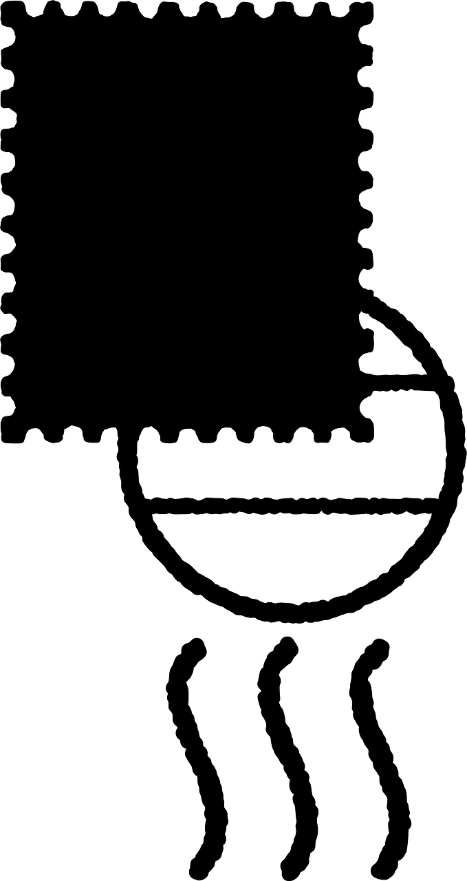 Postage Stamp with Cancellation Marking