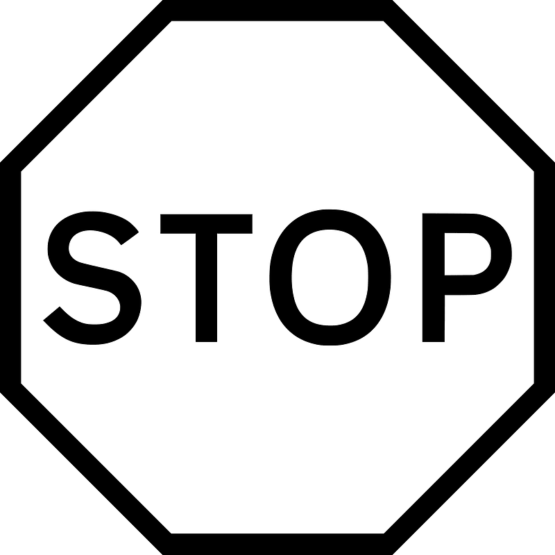 Stop sign