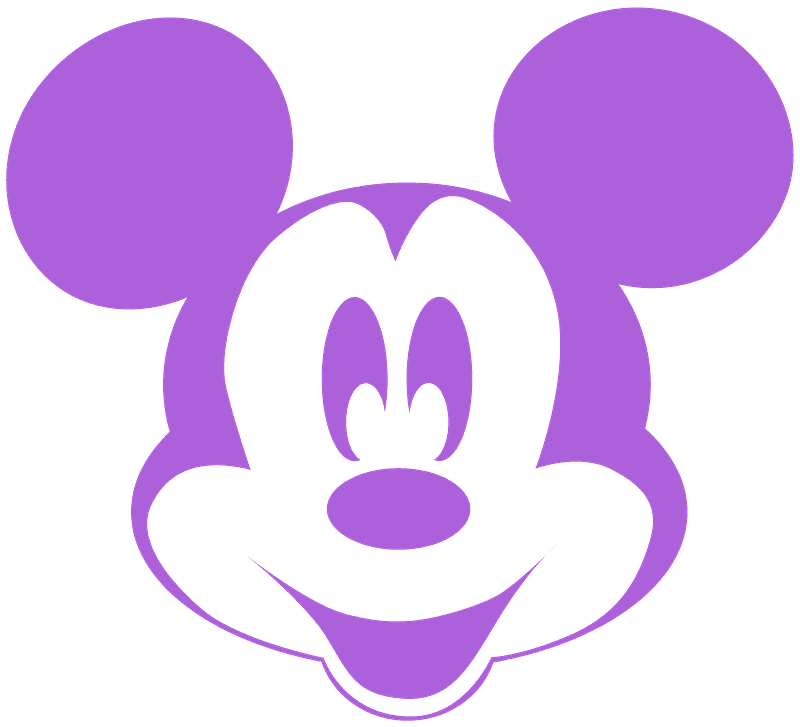 Mickey Maus Kopf - Kostenlose Vektor-Silhouetten auf creazilla.com, image size:800x727