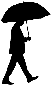 Man with Umbrella