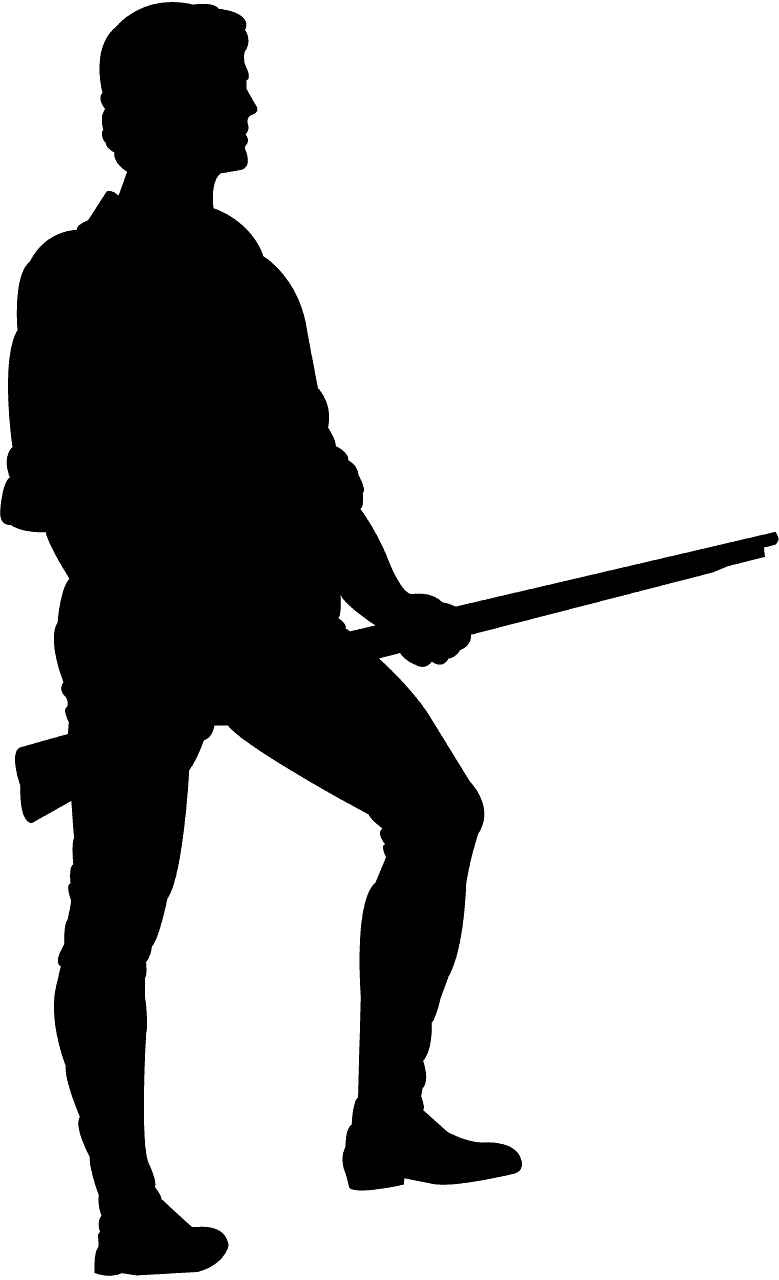 Man Holding a Gun