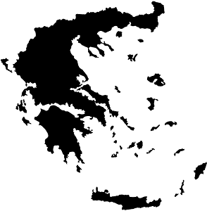 Mappa della Grecia