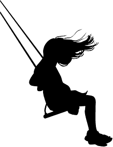 Girl on Swing