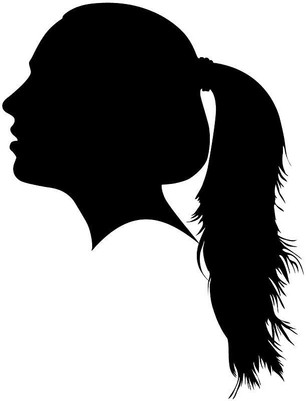 Girl Head - Free vector silhouettes on creazilla.com