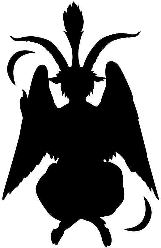 Baphomet - Free vector silhouettes on creazilla.com