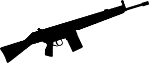 HK 91 rifle