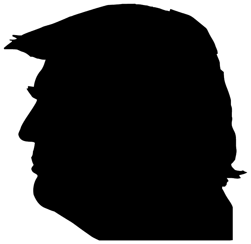 Donald Trump - Free vector silhouettes on creazilla.com