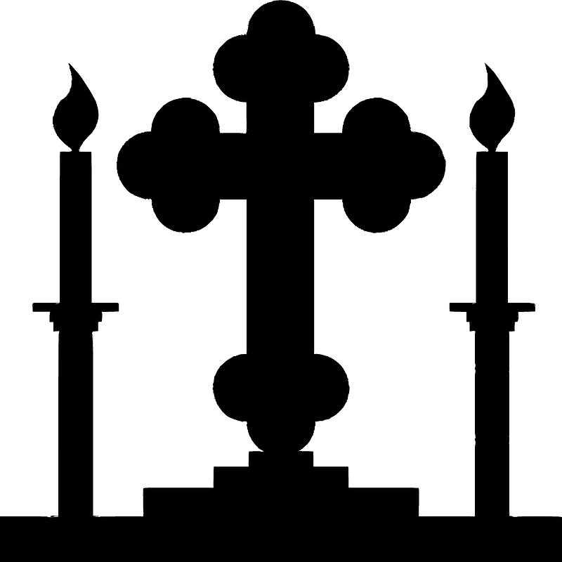 Cross and Candles