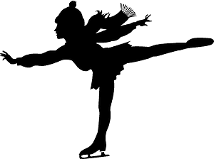 Figure Skater on One Leg